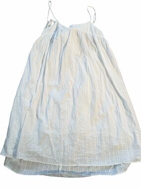 Molly Bracken Lightweight White cotton dress with back tie M